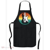 Electric Guitar Retro Sunset Apron thumb 0