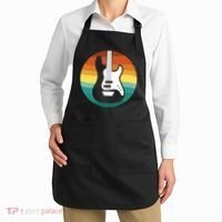 Electric Guitar Retro Sunset Apron thumb 2