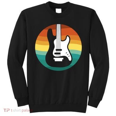 Electric Guitar Retro Sunset Sweatshirt