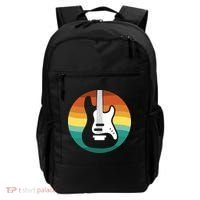 Electric Guitar Retro Sunset Backpack thumb 0