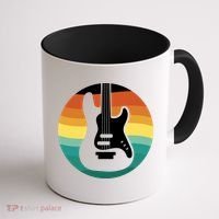 Electric Guitar Retro Sunset Coffee Mug thumb 1