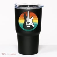 Electric Guitar Retro Sunset Tumbler thumb 0