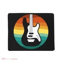 Electric Guitar Retro Sunset Mousepad thumb 0