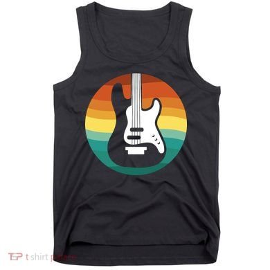Electric Guitar Retro Sunset Tank Top