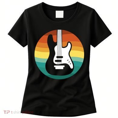 Electric Guitar Retro Sunset Women's T-Shirt