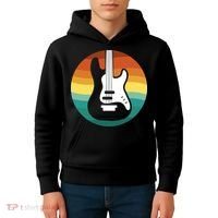 Electric Guitar Retro Sunset Kids Hoodie thumb 4
