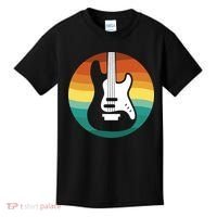 Electric Guitar Retro Sunset Kids T-Shirt thumb 0