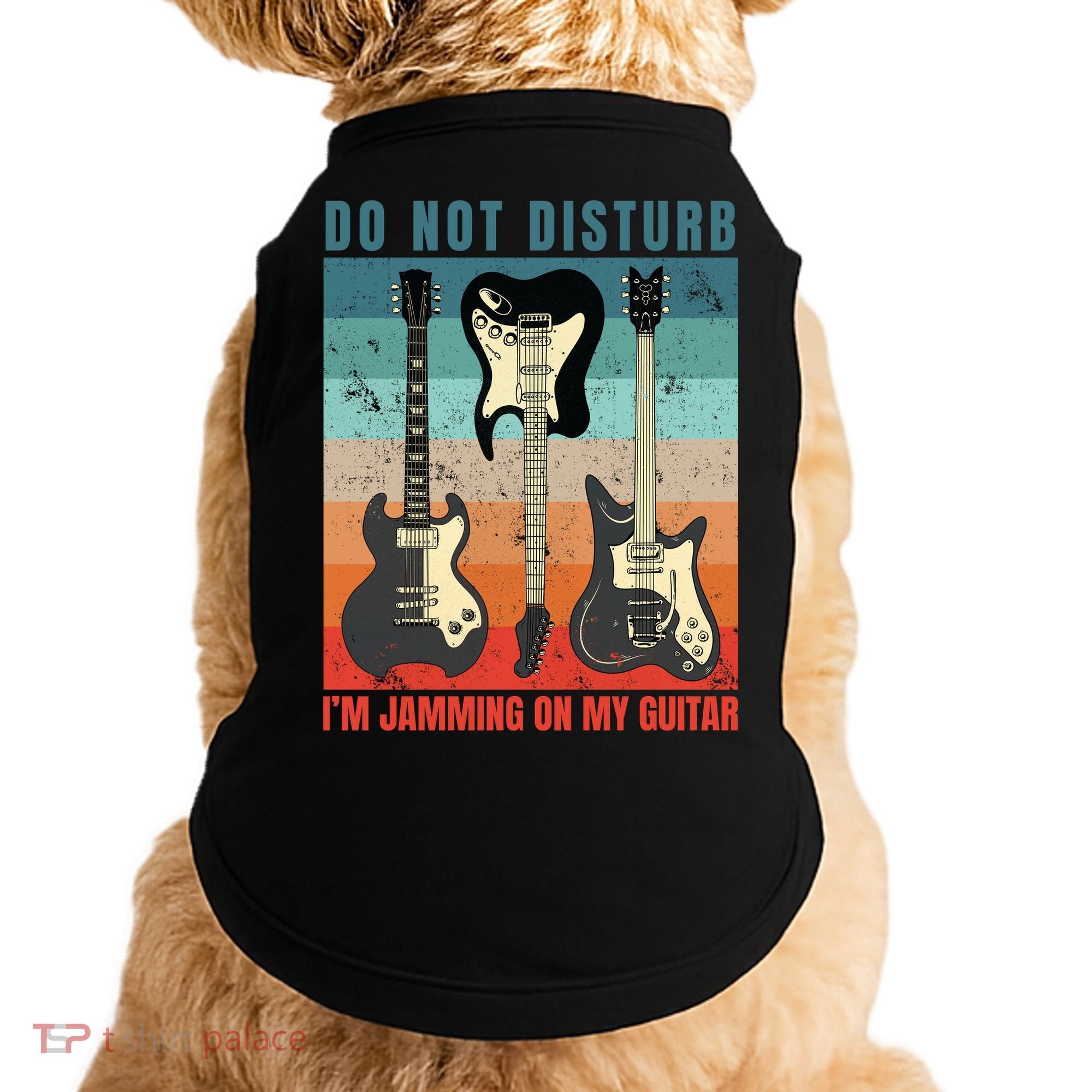 Electric Guitars Retro Sunset Doggie Tank