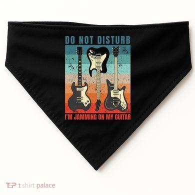 Electric Guitars Retro Sunset USA-Made Doggie Bandana