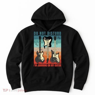 Electric Guitars Retro Sunset Hoodie