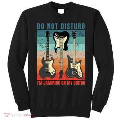 Electric Guitars Retro Sunset Sweatshirt