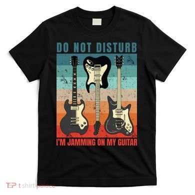 Electric Guitars Retro Sunset T-Shirt
