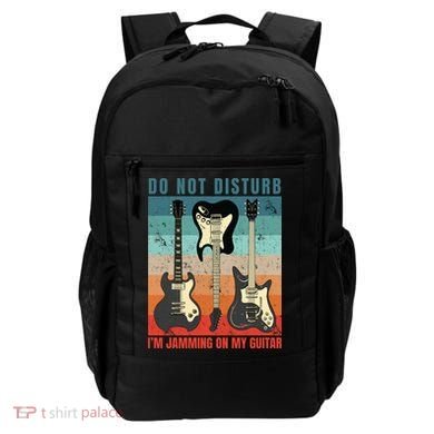 Electric Guitars Retro Sunset Backpack