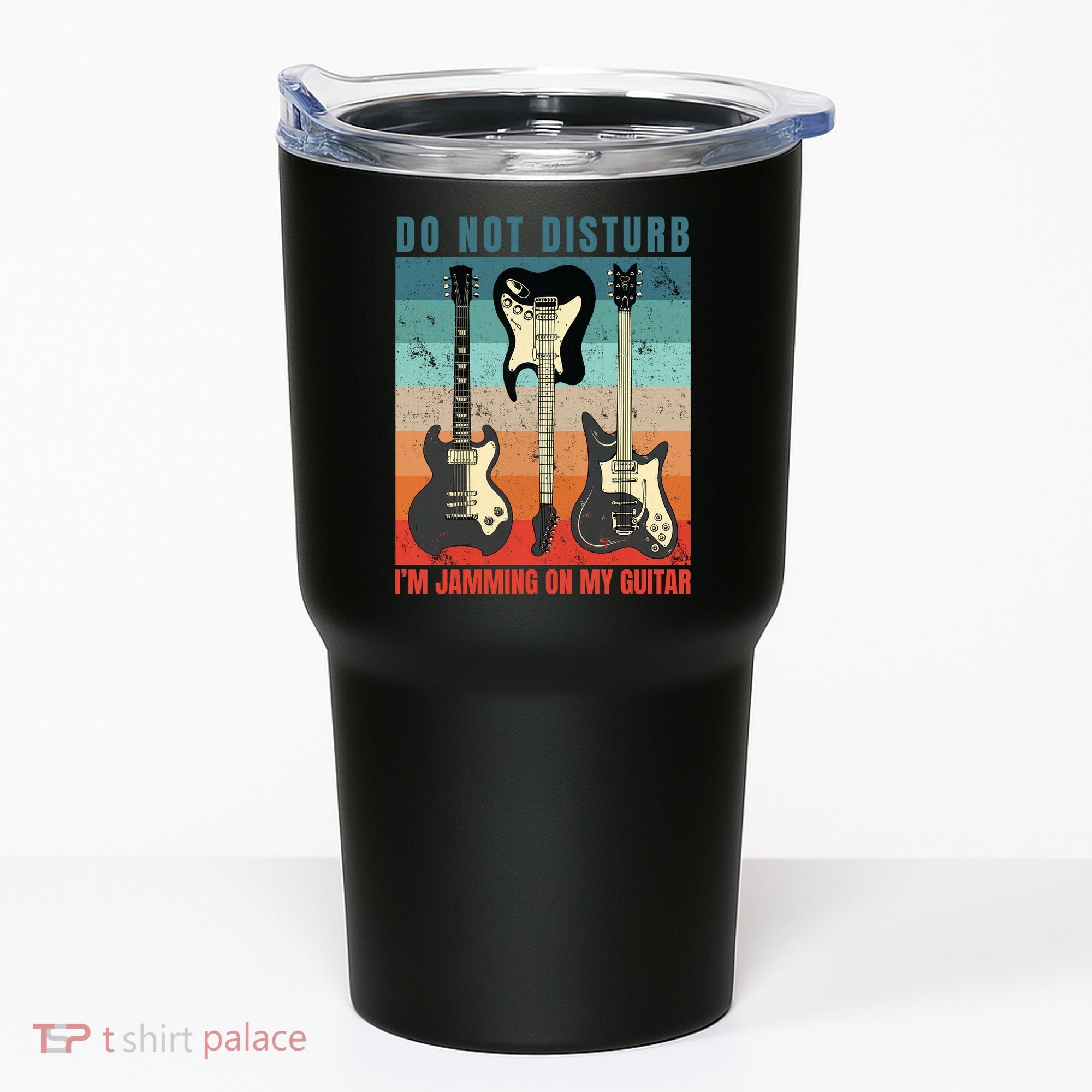 Electric Guitars Retro Sunset Tumbler