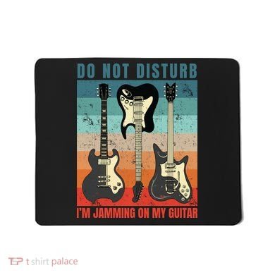 Electric Guitars Retro Sunset Mousepad
