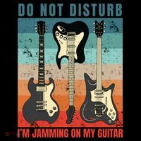 Electric Guitars Retro Sunset Mousepad thumb 1