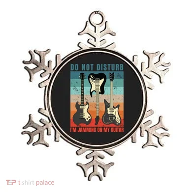 Electric Guitars Retro Sunset Ornament
