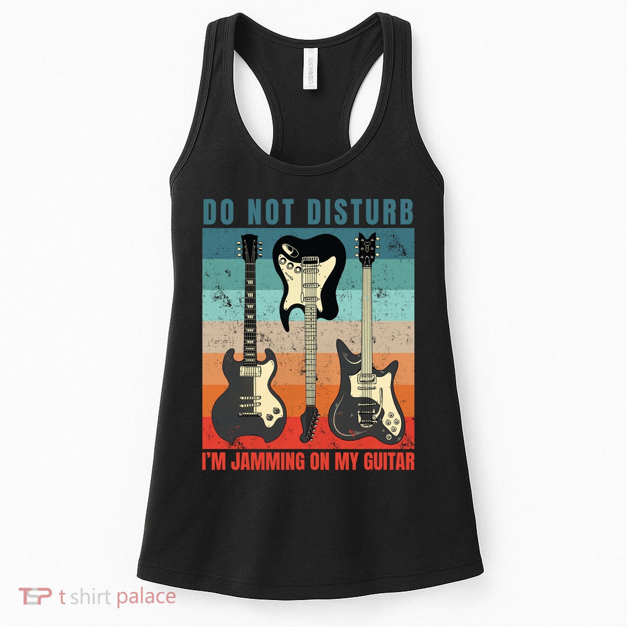 Electric Guitars Retro Sunset Women's Tank Top