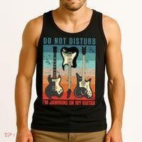 Electric Guitars Retro Sunset Tank Top thumb 3