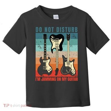 Electric Guitars Retro Sunset Toddler T-Shirt