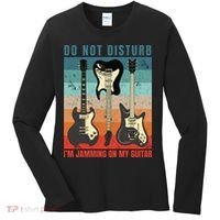 Electric Guitars Retro Sunset Women's Long Sleeve Shirt thumb 0