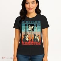 Electric Guitars Retro Sunset Women's T-Shirt thumb 4