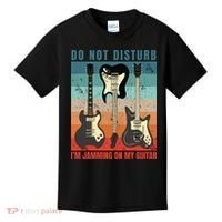 Electric Guitars Retro Sunset Kids T-Shirt thumb 0