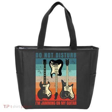 Electric Guitars Retro Sunset Tote Bag