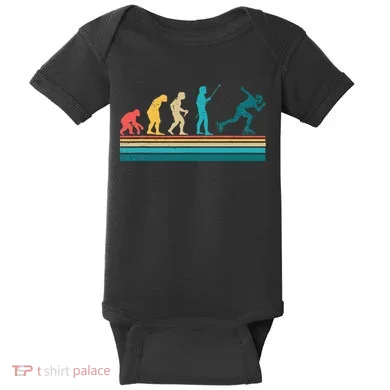 Evolution Graphic Roller Skates Roller Skating Inline Skates Baby Bodysuit