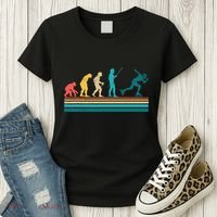 Evolution Graphic Roller Skates Roller Skating Inline Skates Women's T-Shirt thumb 3