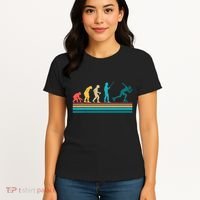 Evolution Graphic Roller Skates Roller Skating Inline Skates Women's T-Shirt thumb 4