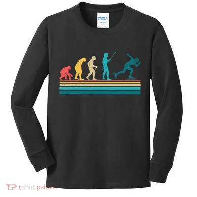 Evolution Graphic Roller Skates Roller Skating Inline Skates Kids Long Sleeve Shirt