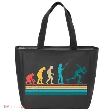 Evolution Graphic Roller Skates Roller Skating Inline Skates Tote Bag