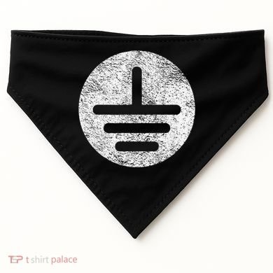 Electrical Ground Symbol Stay Grounded Electric Tech USA-Made Doggie Bandana