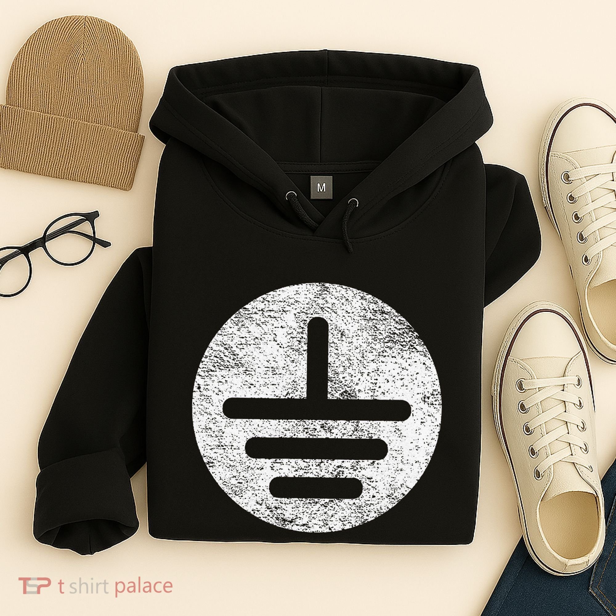 Electrical Ground Symbol Stay Grounded Electric Tech Hoodie