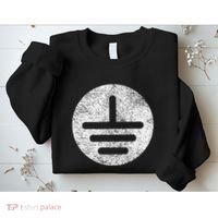 Electrical Ground Symbol Stay Grounded Electric Tech Sweatshirt thumb 2