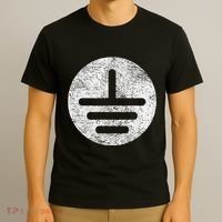 Electrical Ground Symbol Stay Grounded Electric Tech T-Shirt thumb 3