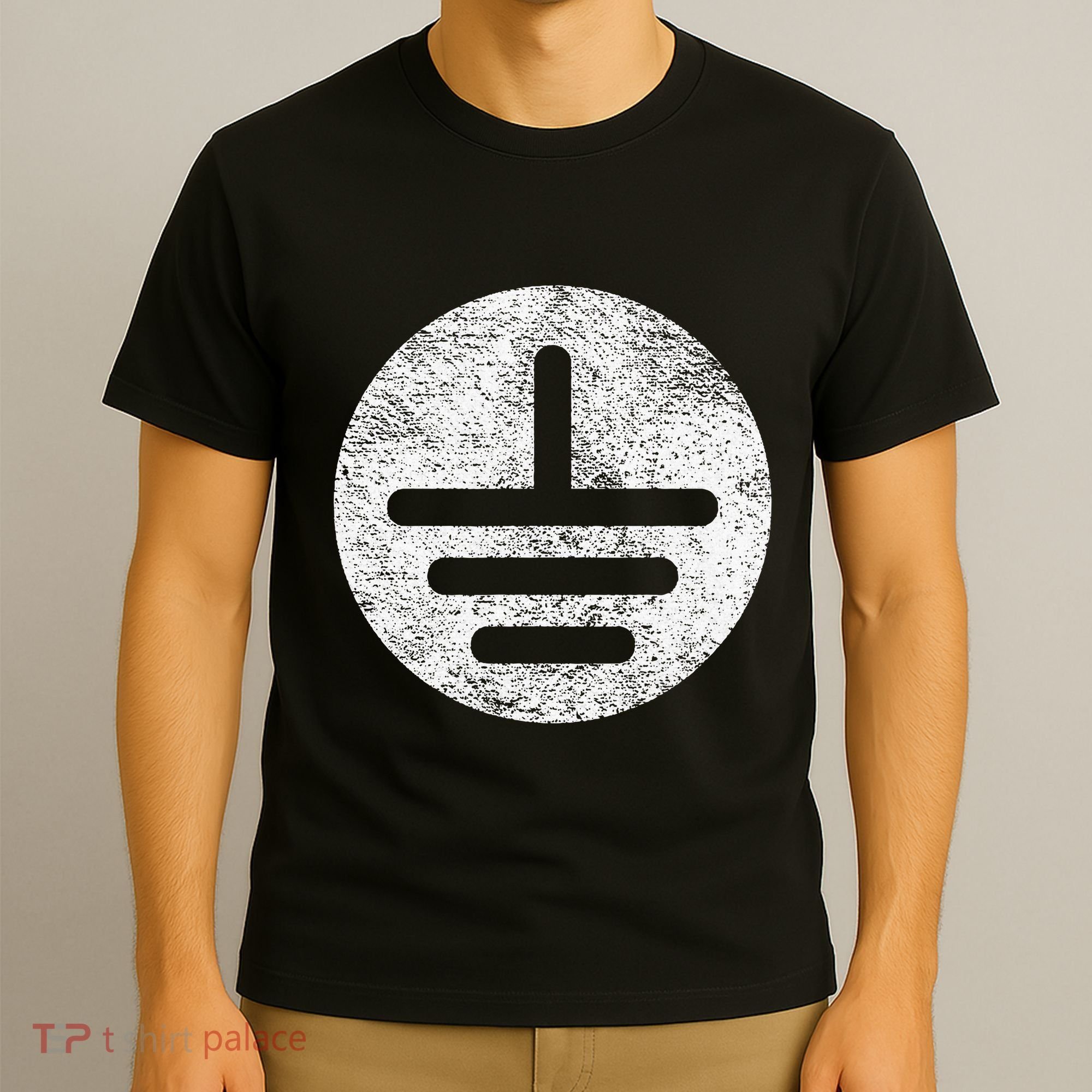 Electrical Ground Symbol Stay Grounded Electric Tech T-Shirt
