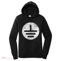 Electrical Ground Symbol Stay Grounded Electric Tech Women's Hoodie thumb 0
