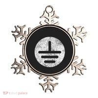 Electrical Ground Symbol Stay Grounded Electric Tech Ornament thumb 0
