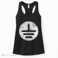 Electrical Ground Symbol Stay Grounded Electric Tech Women's Tank Top thumb 0
