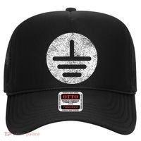 Electrical Ground Symbol Stay Grounded Electric Tech Hat thumb 0