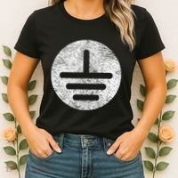 Electrical Ground Symbol Stay Grounded Electric Tech Women's T-Shirt thumb 2