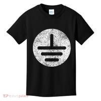 Electrical Ground Symbol Stay Grounded Electric Tech Kids T-Shirt thumb 0