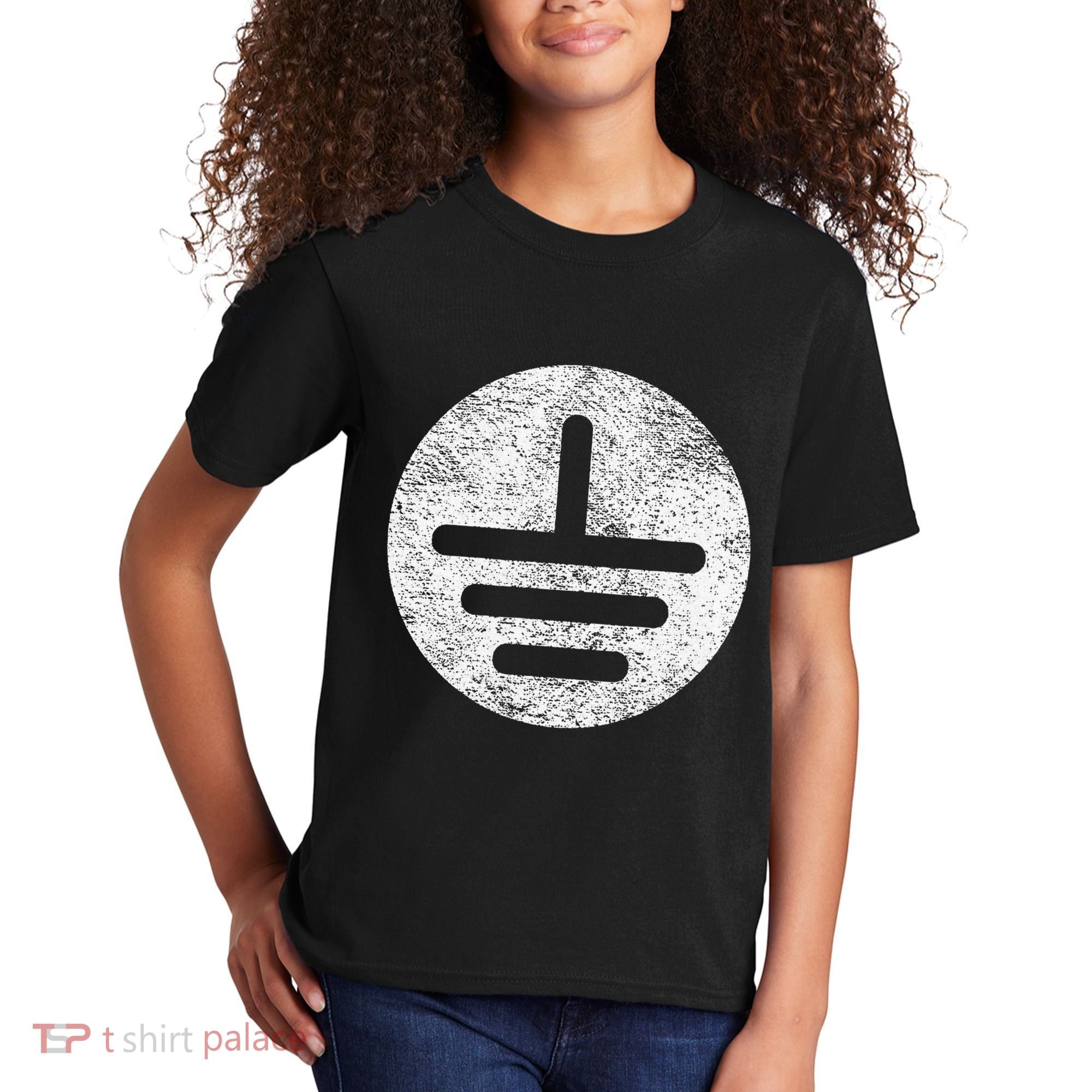 Electrical Ground Symbol Stay Grounded Electric Tech Kids T-Shirt