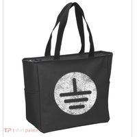 Electrical Ground Symbol Stay Grounded Electric Tech Tote Bag thumb 2
