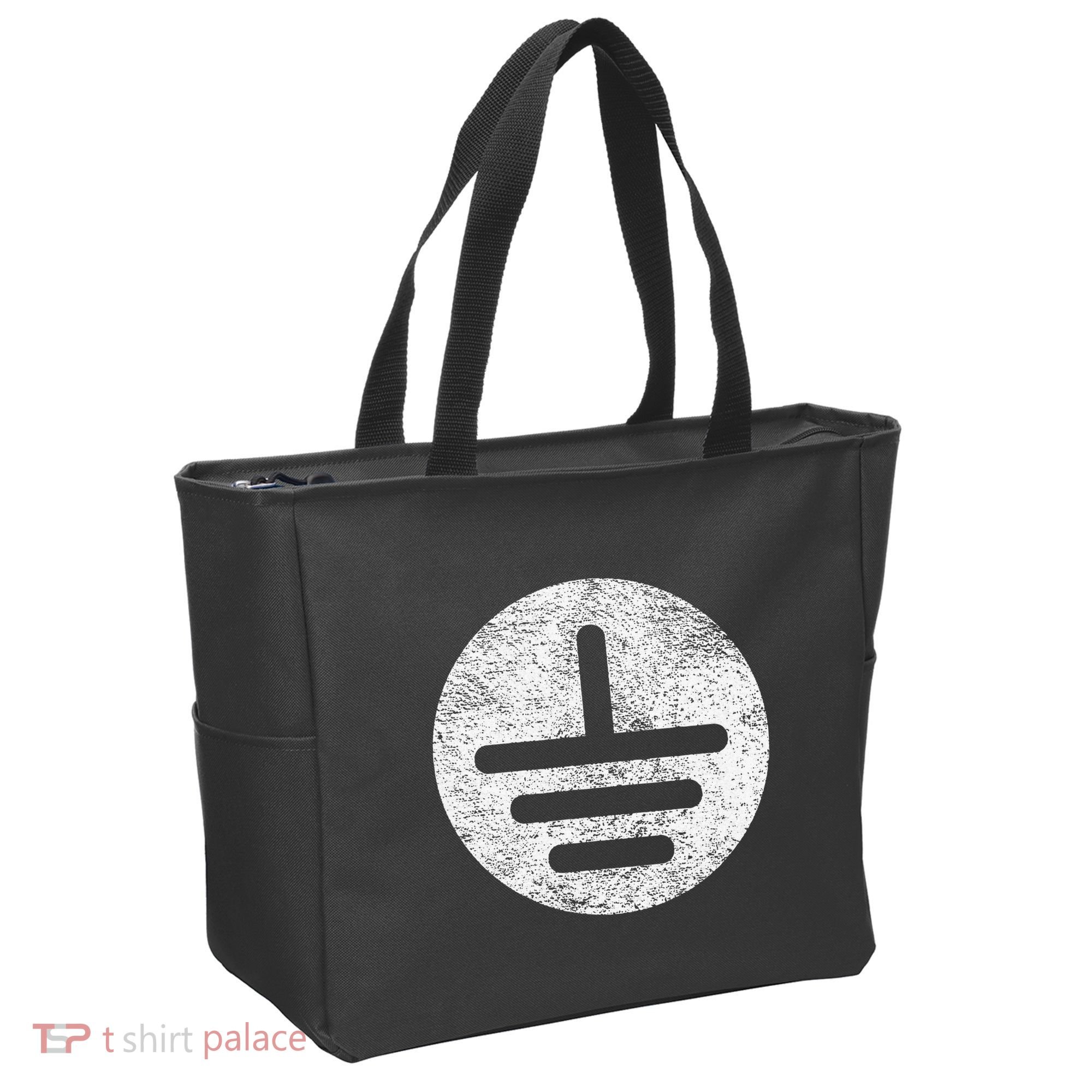 Electrical Ground Symbol Stay Grounded Electric Tech Tote Bag