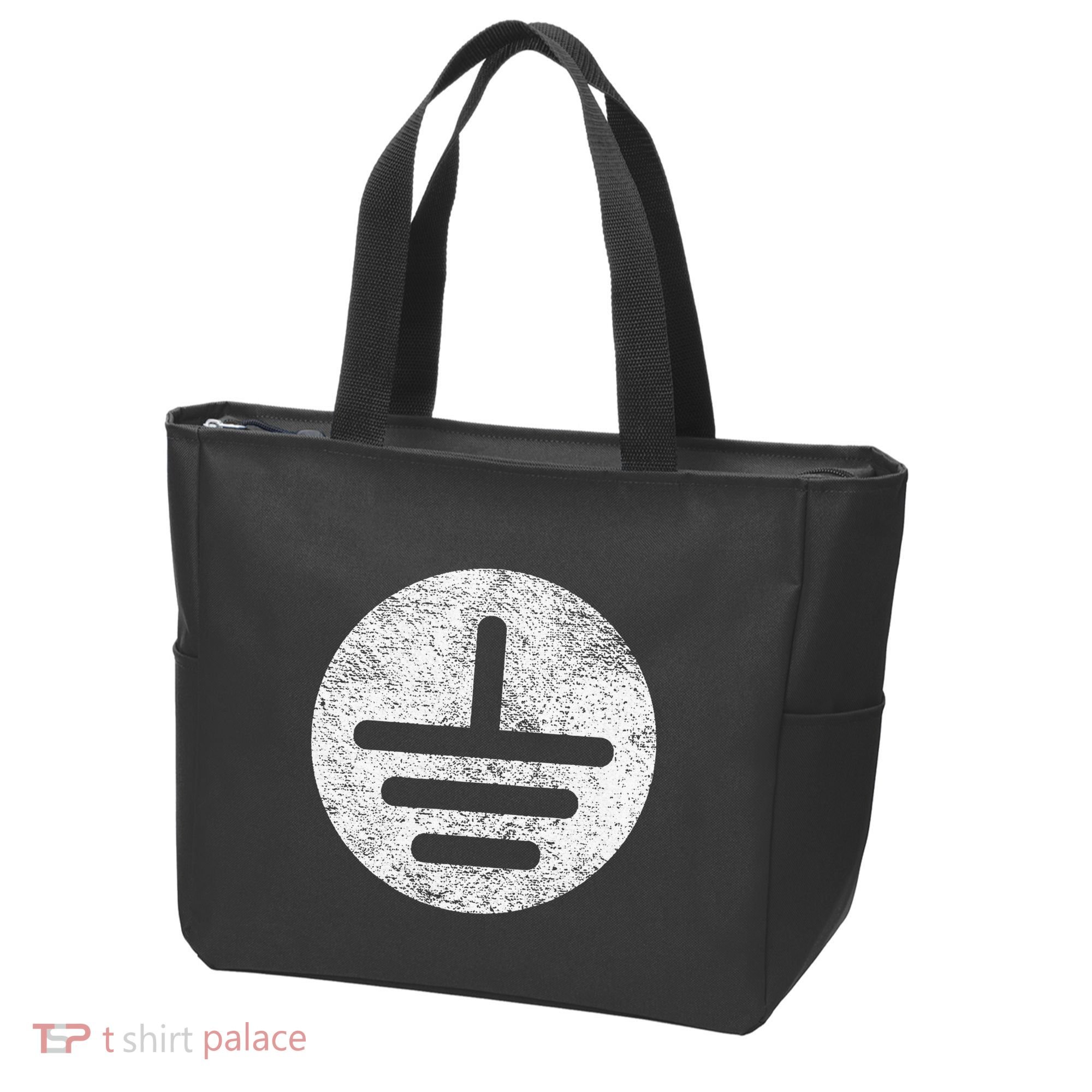 Electrical Ground Symbol Stay Grounded Electric Tech Tote Bag