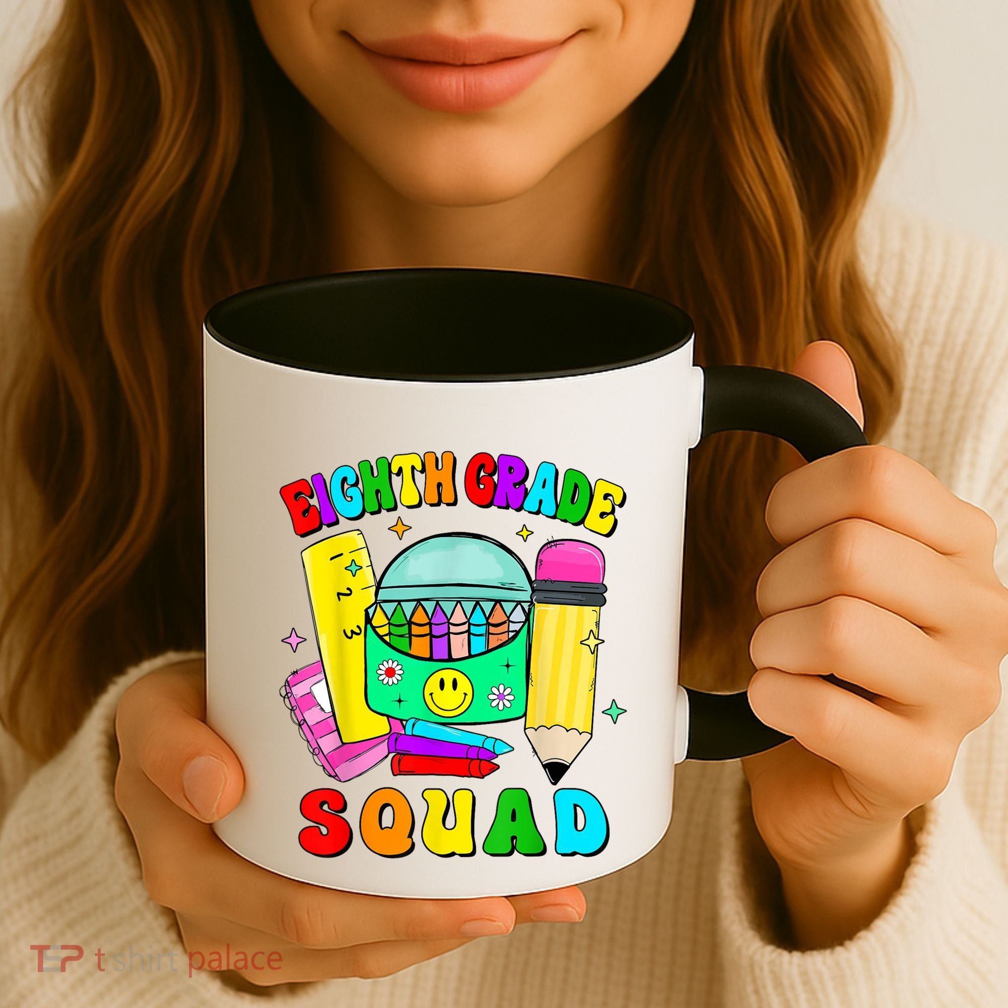 Eighth Grade Squad 8th Grade Team Back To School Boy Girl Coffee Mug