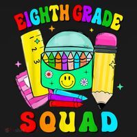 Eighth Grade Squad 8th Grade Team Back To School Boy Girl Ornament thumb 1